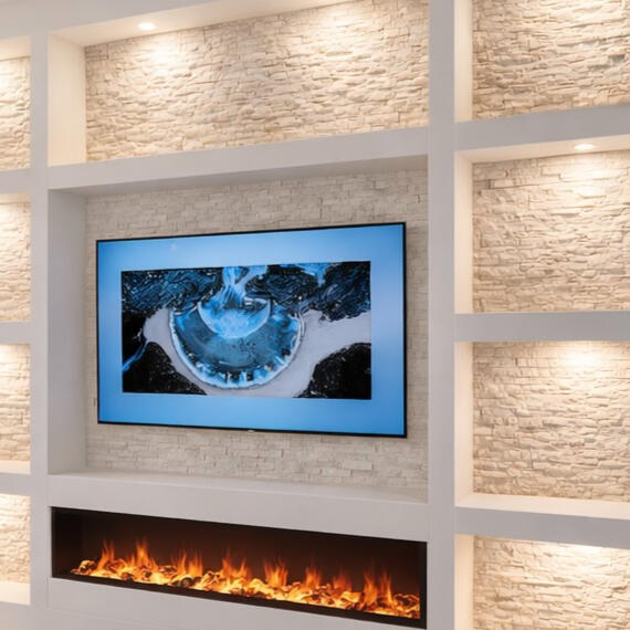 Custom Accent Walls & Media Walls in Portland